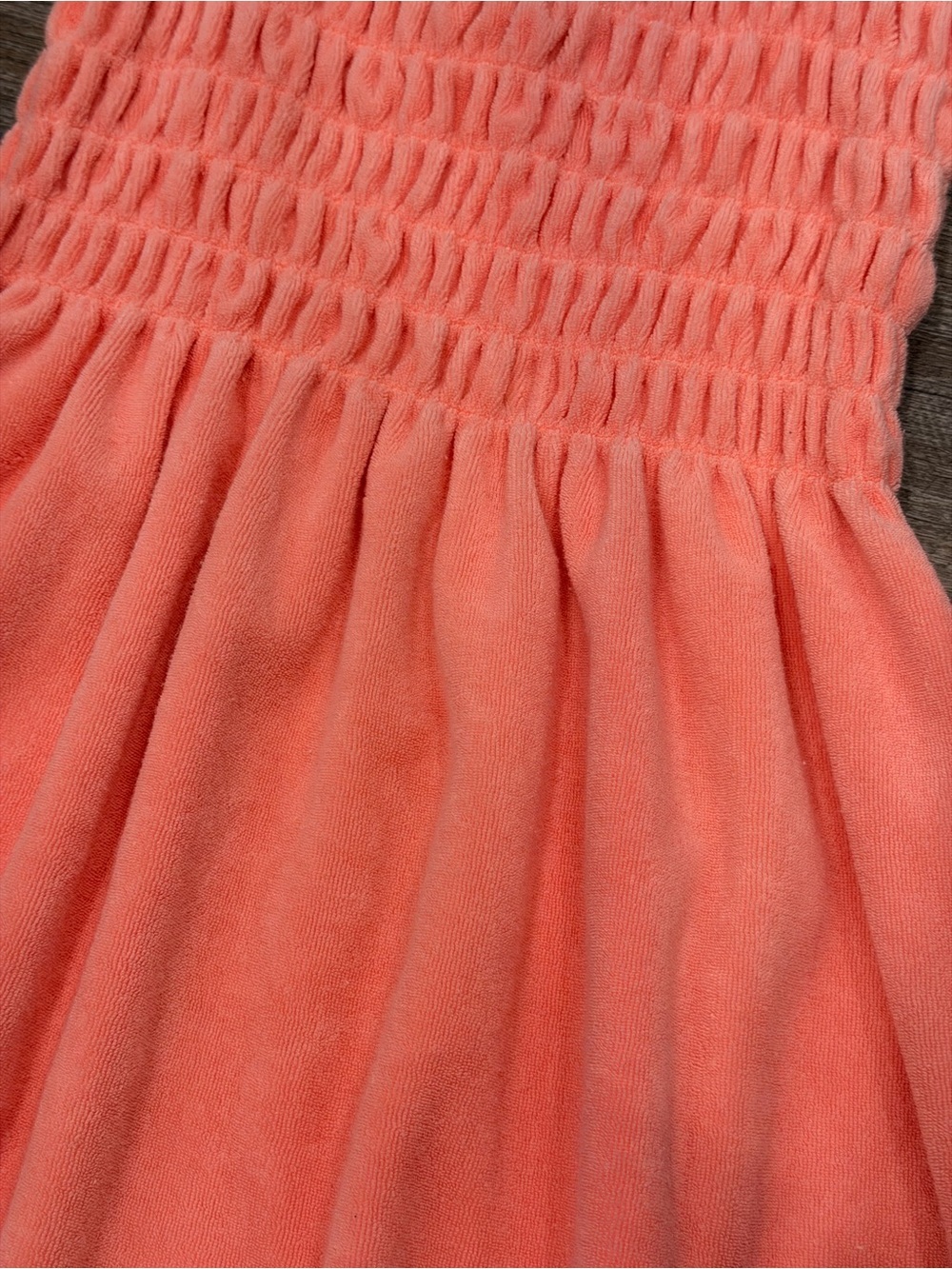 Vintage Y2K Moda International Pink Terry Cloth Swimsuit Cover-Up Babydoll Dress - Picture 3 of 7
